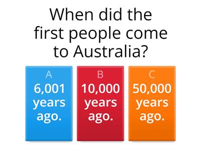 The history of Australia