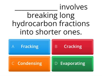 Cracking and Hydrocarbons