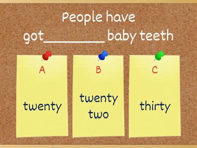 TEETH FACTS - CLIL 5 PAGE 133