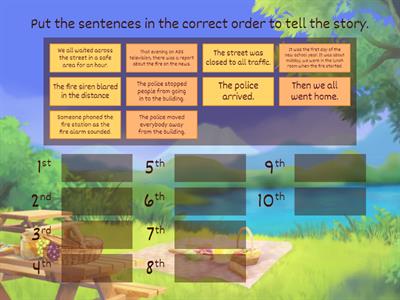 Emergency - Fire! - Sequencing.