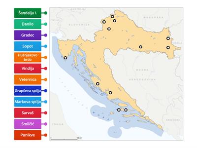 Digitalna karta nalazišta paleolitika i neolitika u Hrvatskoj
