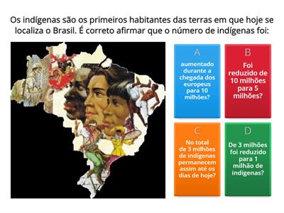 Grupos populacionais do Brasil 4º ANO 