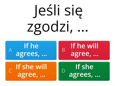 I conditional - translation - Polish-English, IF ...