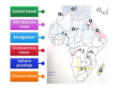 Afrika: Karta I.