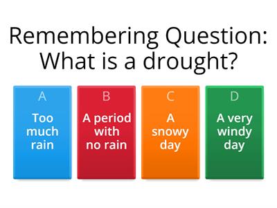 Quiz: Droughts