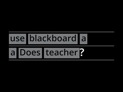 Unit 5. Questions. Word order.