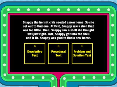 Text Types Activity 