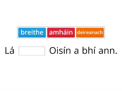 Lá Breithe Oisín Bua na Cainte Rang a 3