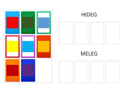 Hideg-meleg színek 