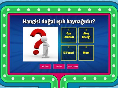 5.Sınıf Fen Bilimleri Işığın Yayılması Ünitesi Etkinliği