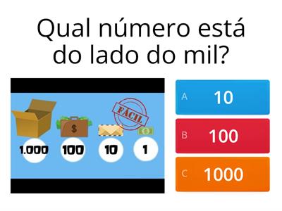 Antes, depois, em cima embaixo e do lado (posição númerica)