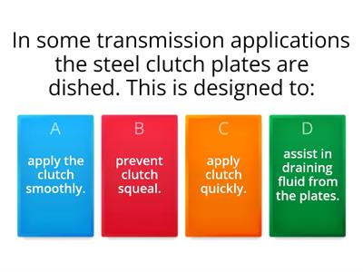 Automatic Transmission Big Quiz (Recap)