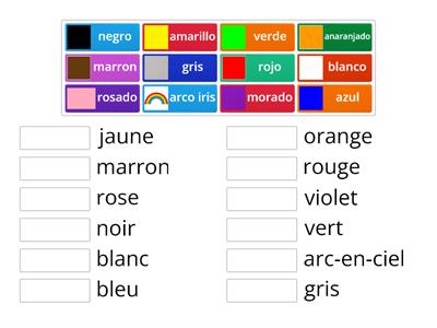 Les couleurs