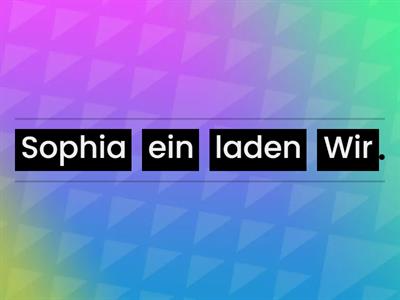 Trennbare Verben - Eine Einladung! (QUINTO GRADO)