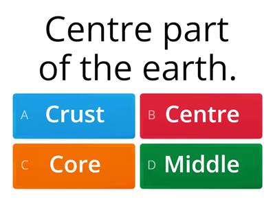 Earthquakes Key Vocab