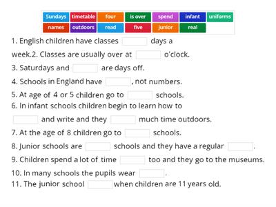 Primary Schools in England
