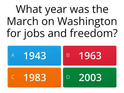 1963 March on Washington Quiz