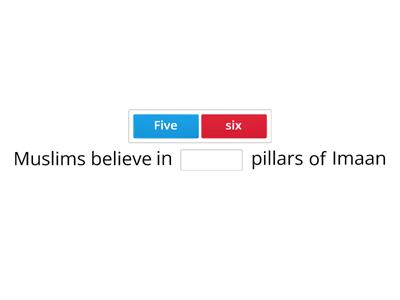 Pillars of Imaan-Belief in Allah