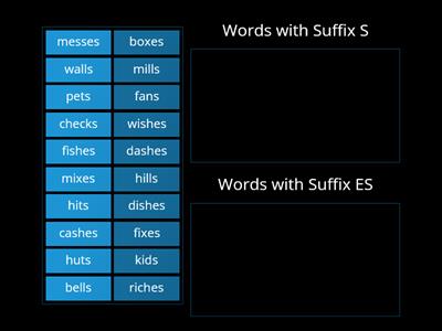 1.6 suffix S / ES