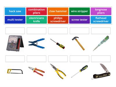 Identify Electrical Tools  