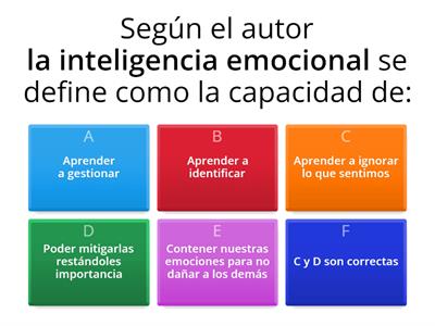 INTELIGENCIA EMOCIONAL