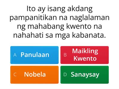 Maikling Pagsusulit sa Demo sa Fil2