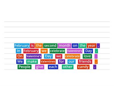 February Sentences