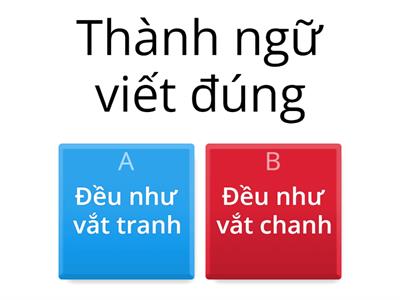 Thành ngữ Tiếng Việt