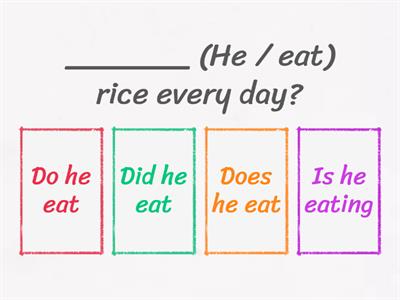 UCS Elem U7 Present Simple/Present Continuous/Past Simple