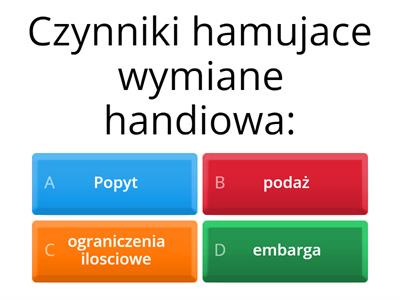 Handel międzynarodowy - Materiały dydaktyczne