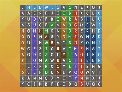 Harry Potter and the Philosopher's Stone Wordsearch