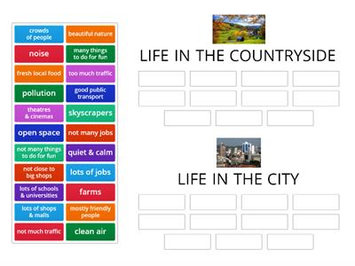 City vs Country life