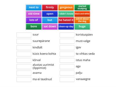 Old-time photos vocabulary I