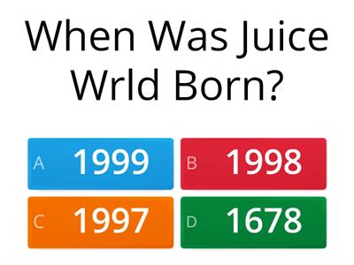 Juice Wrld Quiz
