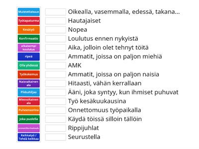 Tulevaisuudensuunnitelmia, yhdistä parit