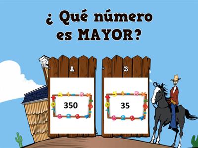 Mayor y menor - 2do básico