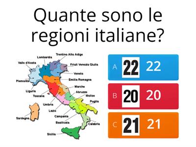 Le regioni italiane - QUIZ