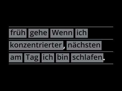 Nebensätze mit "wenn" verwenden || A2.1