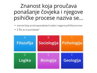 Psihologija kao znanost