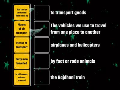 Match-up and Travel - For Training