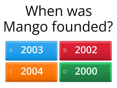 Mango Myanmar Group 19th Anni Quiz