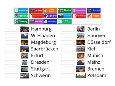 Germany states & their Capitals ;)