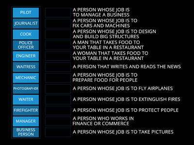 JOBS AND PROFESSIONS