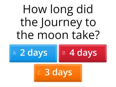 Journey to the moon