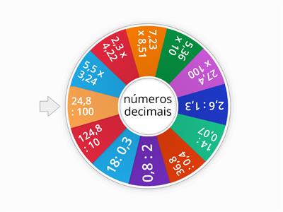 operações com números decimais