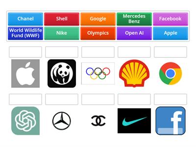 B1. Brand logos: Vocabulary