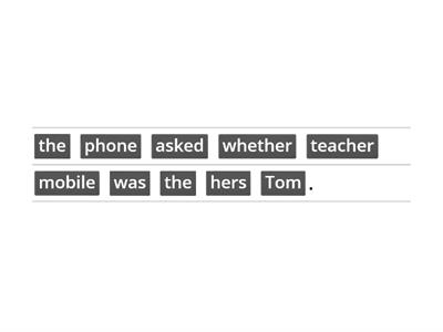 P6 - U5 - Term 2 - Whether / If - All tenses