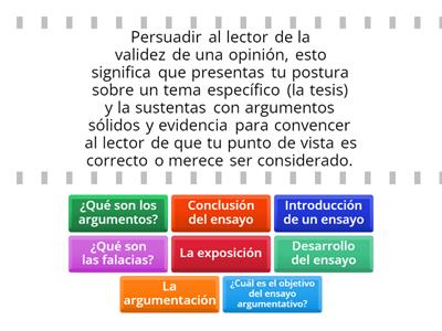 Ensayo argumentativo