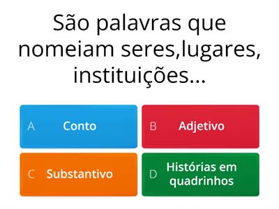 6° ano - Quiz de Lingua Portuguesa