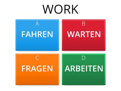 German verbs (deutsch verben) - quiz